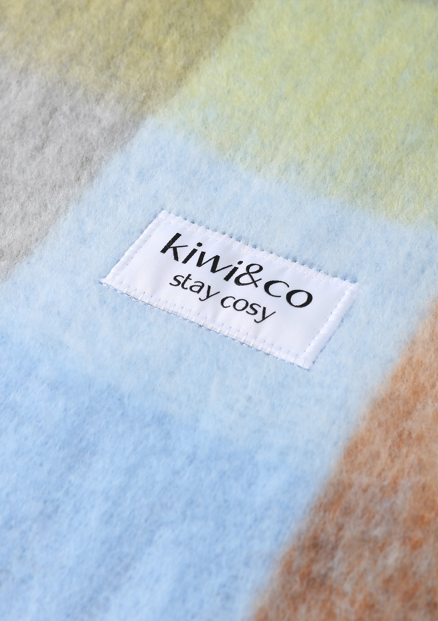 Soft Winter Scarf Blue Chocolate Brown Warm Neck Wrap Fashion Shawl Elegant Cozy Accessories For Women Cold Weather Gift