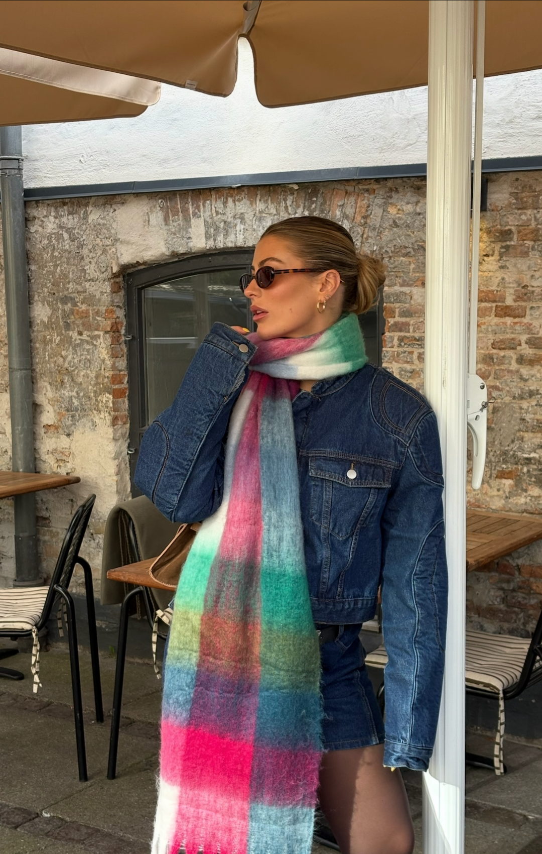 Sugar Check Scarf