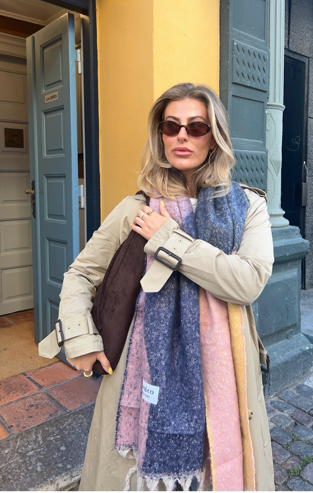 Toasted Smore Scarf Women Soft Knit Winter Neck Wrap Warm Autumn Accessory Elegant Earthy Tone Pashmina Style Shawl Trendy Gift for Her