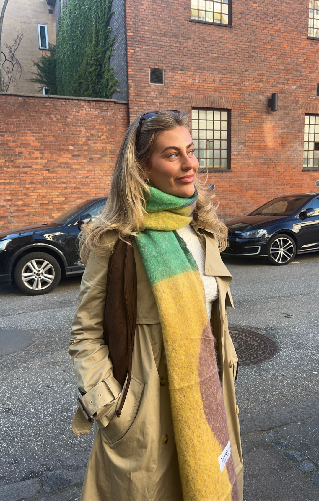 Kiwi Crush Scarf Vibrant Green Soft Lightweight Fashion Wrap Elegant Summer Shawl Versatile Neck Accessory For Women Chic Modern Boutique Style Gift