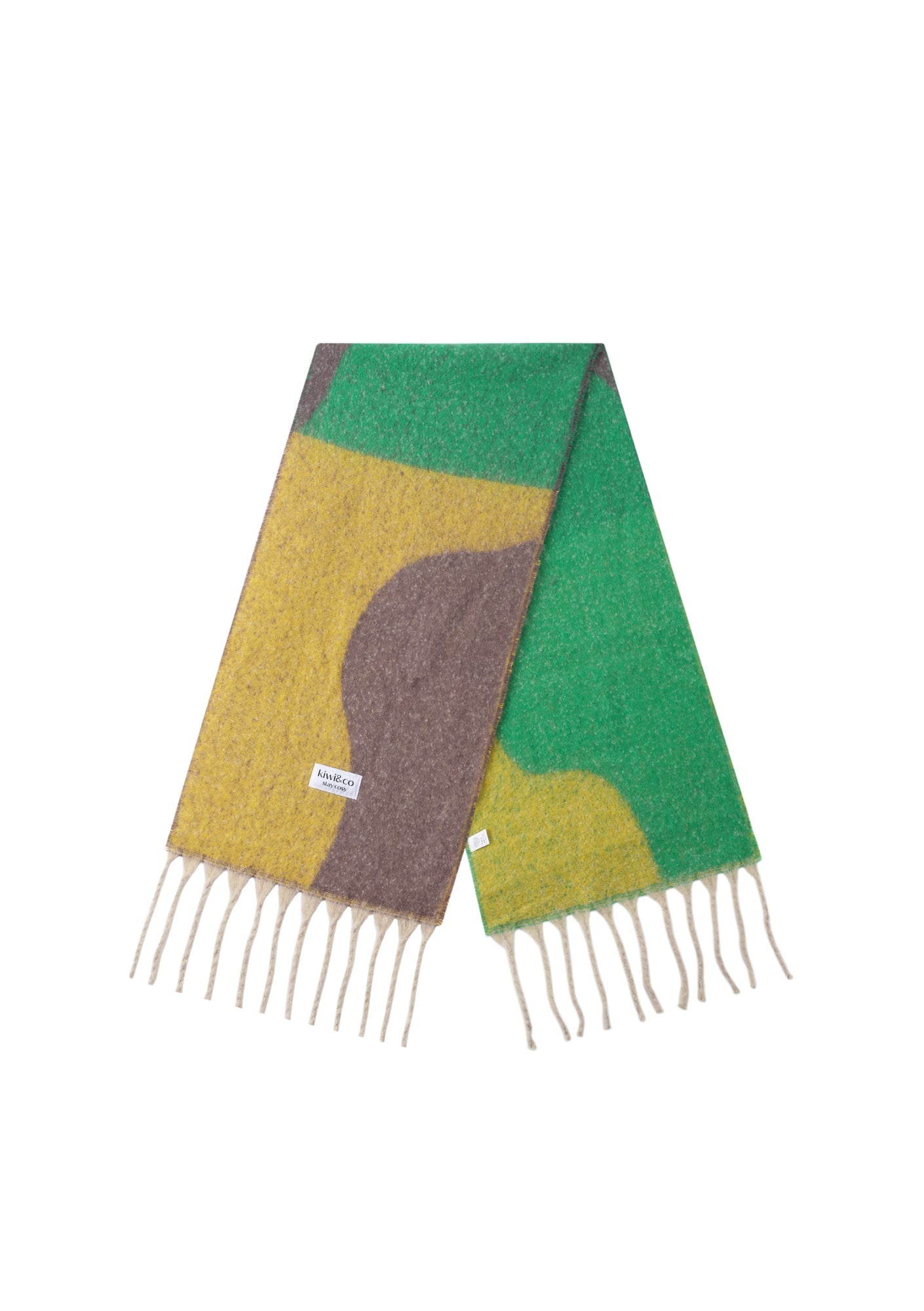 Kiwi Crush Scarf Vibrant Green Soft Lightweight Fashion Wrap Elegant Summer Shawl Versatile Neck Accessory For Women Chic Modern Boutique Style Gift