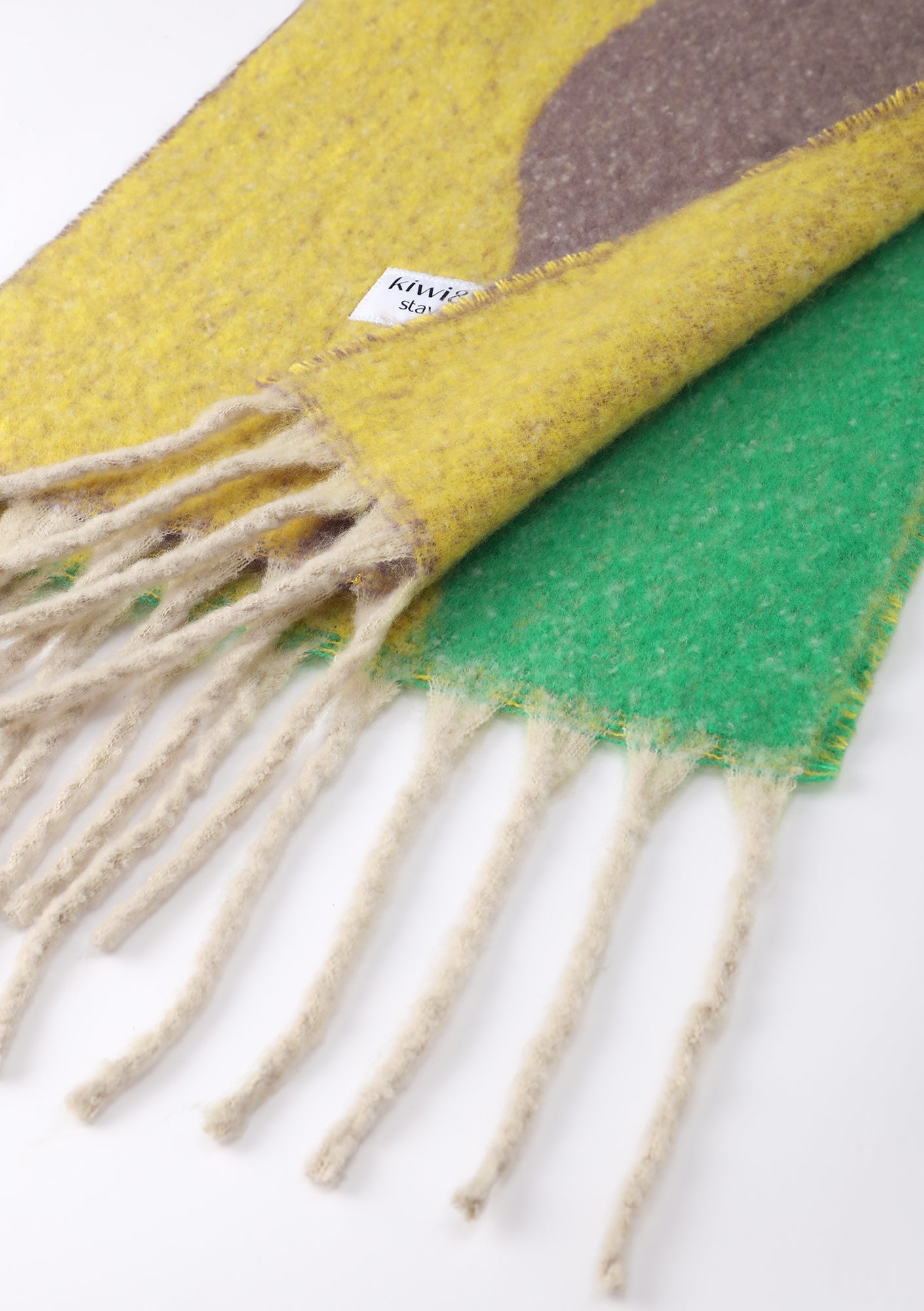 Kiwi Crush Scarf Vibrant Green Soft Lightweight Fashion Wrap Elegant Summer Shawl Versatile Neck Accessory For Women Chic Modern Boutique Style Gift