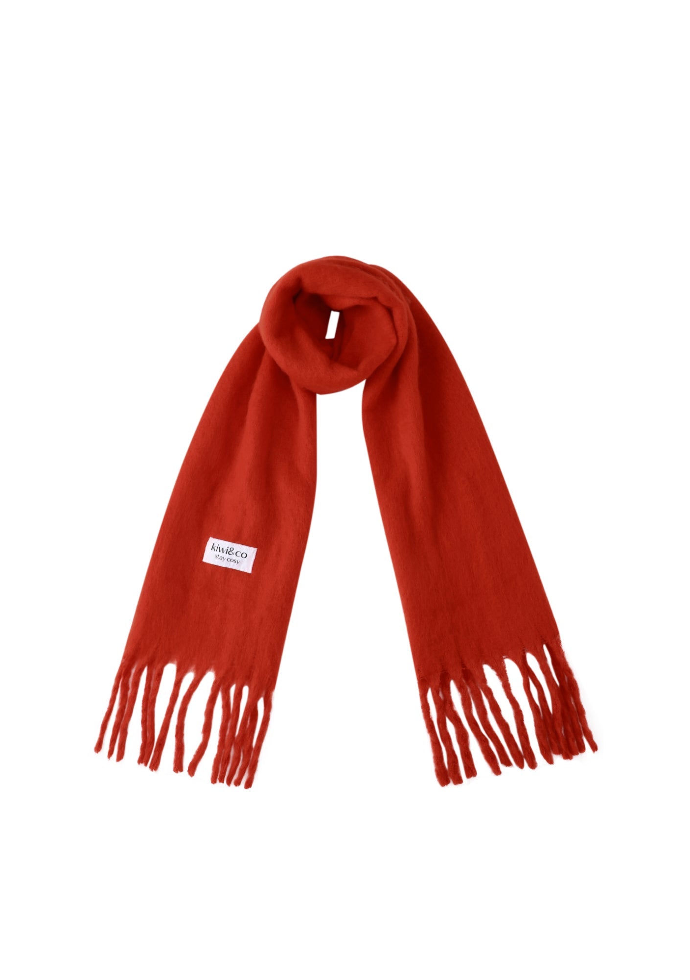 Poppy Red Scarf